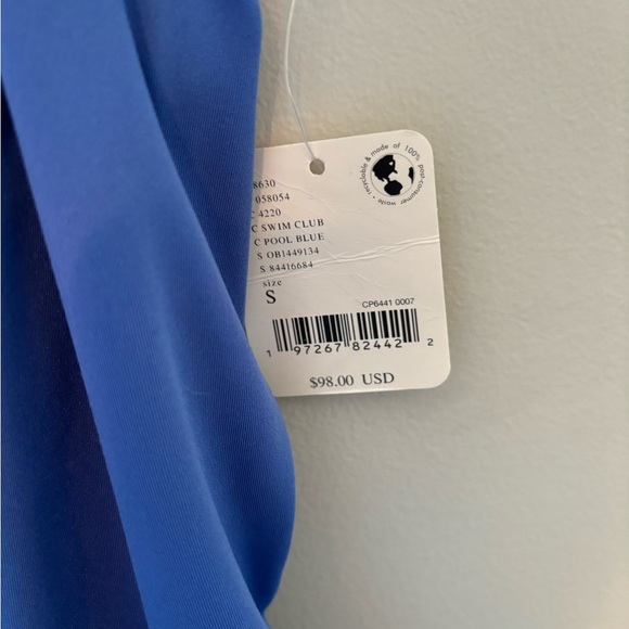 🆕 FREE PEOPLE Movement Back It Up Onesie-Color: Swim Club - Picture 7 of 9